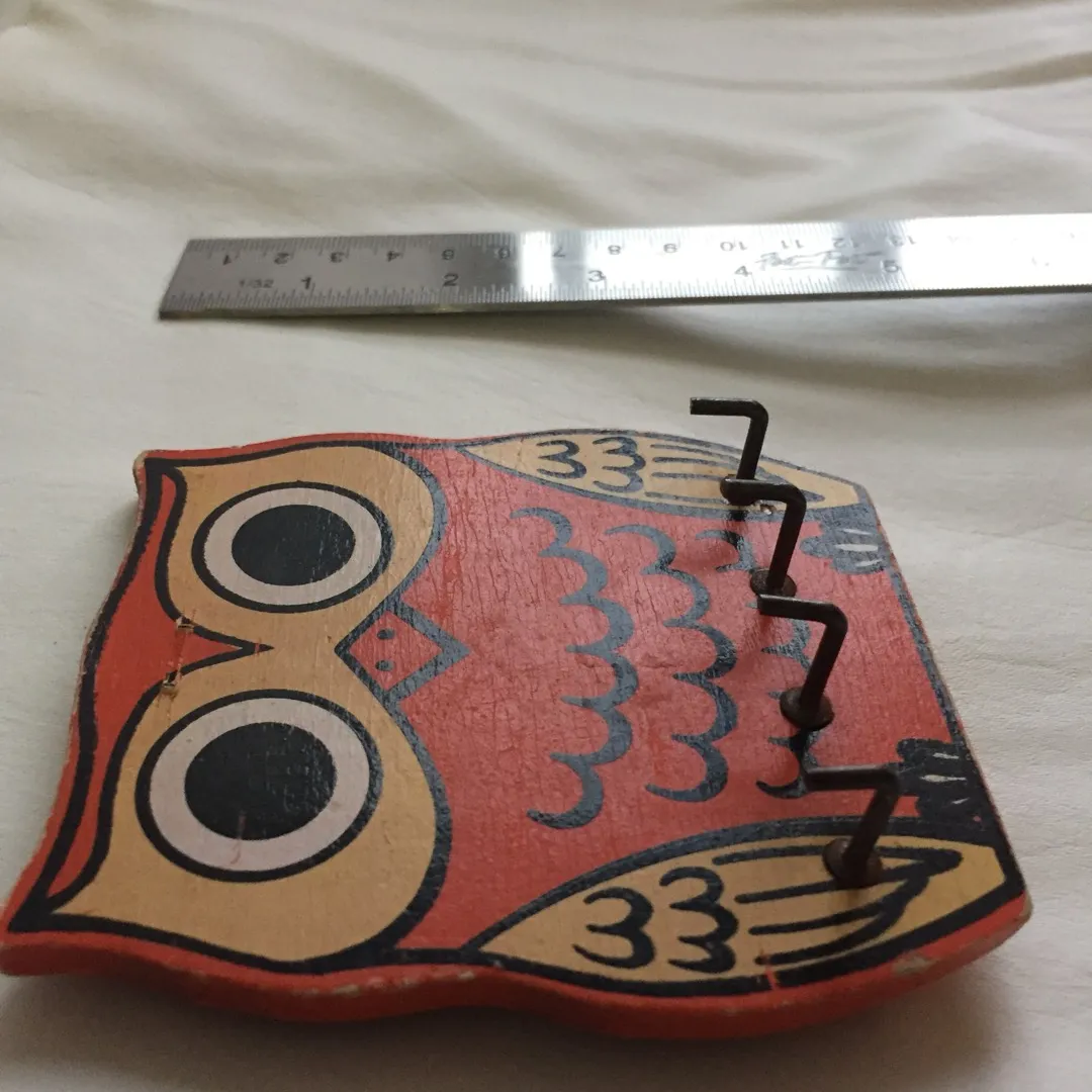 Wooden Owl Key Hooks photo 4