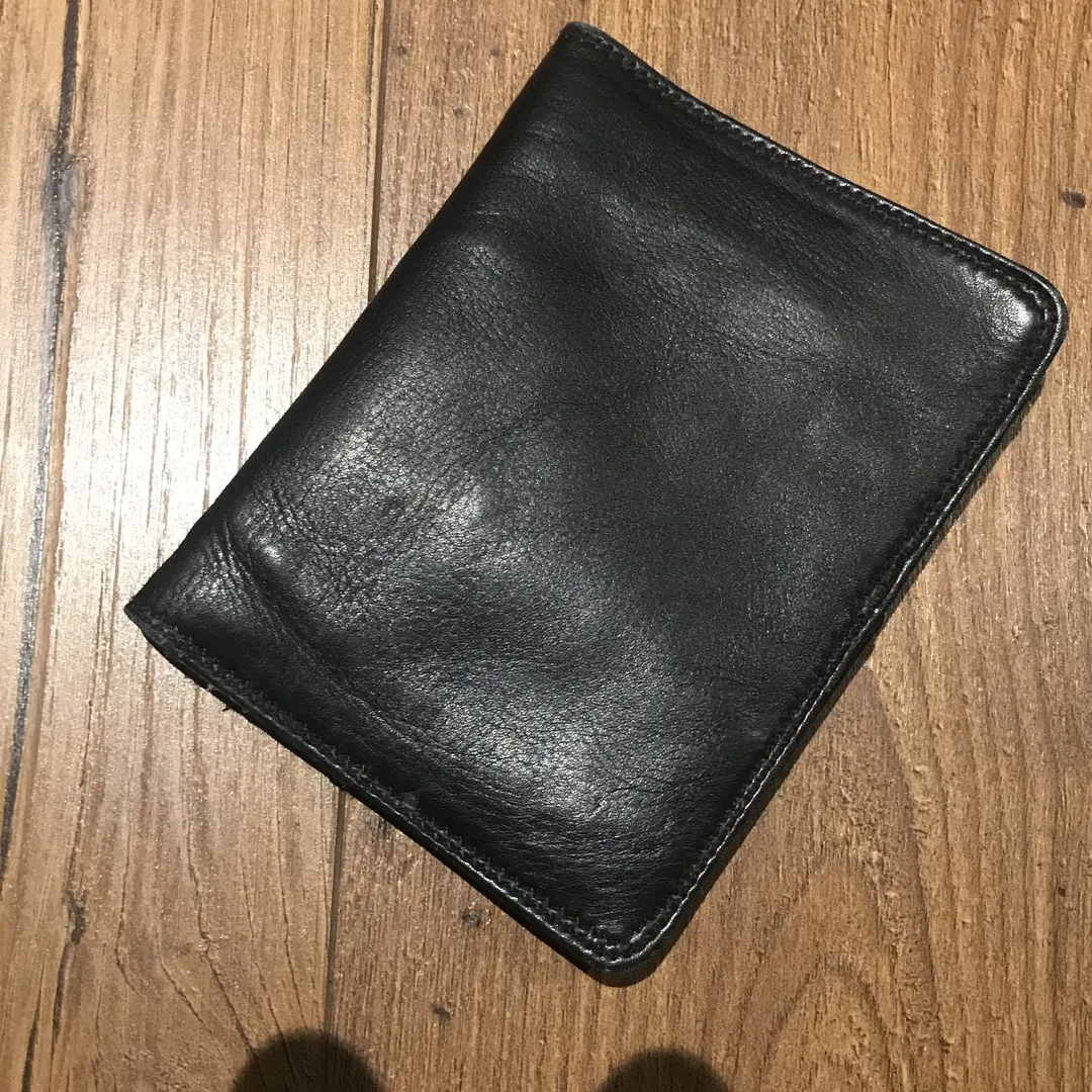 Black Genuine Leather Wallet photo 1