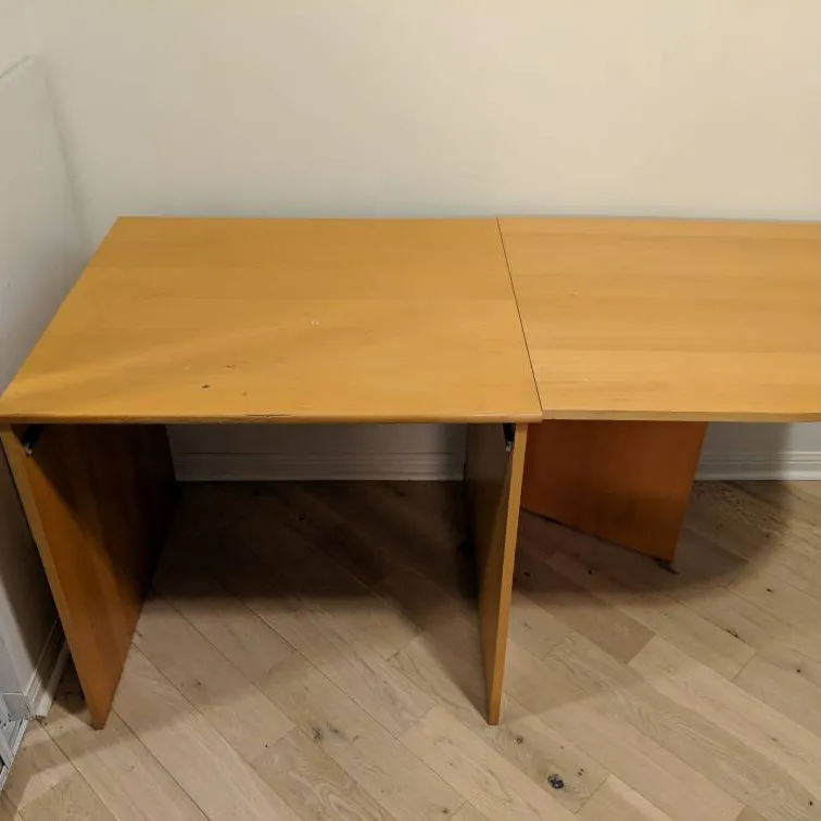 Ikea Office Desk - Wood photo 1