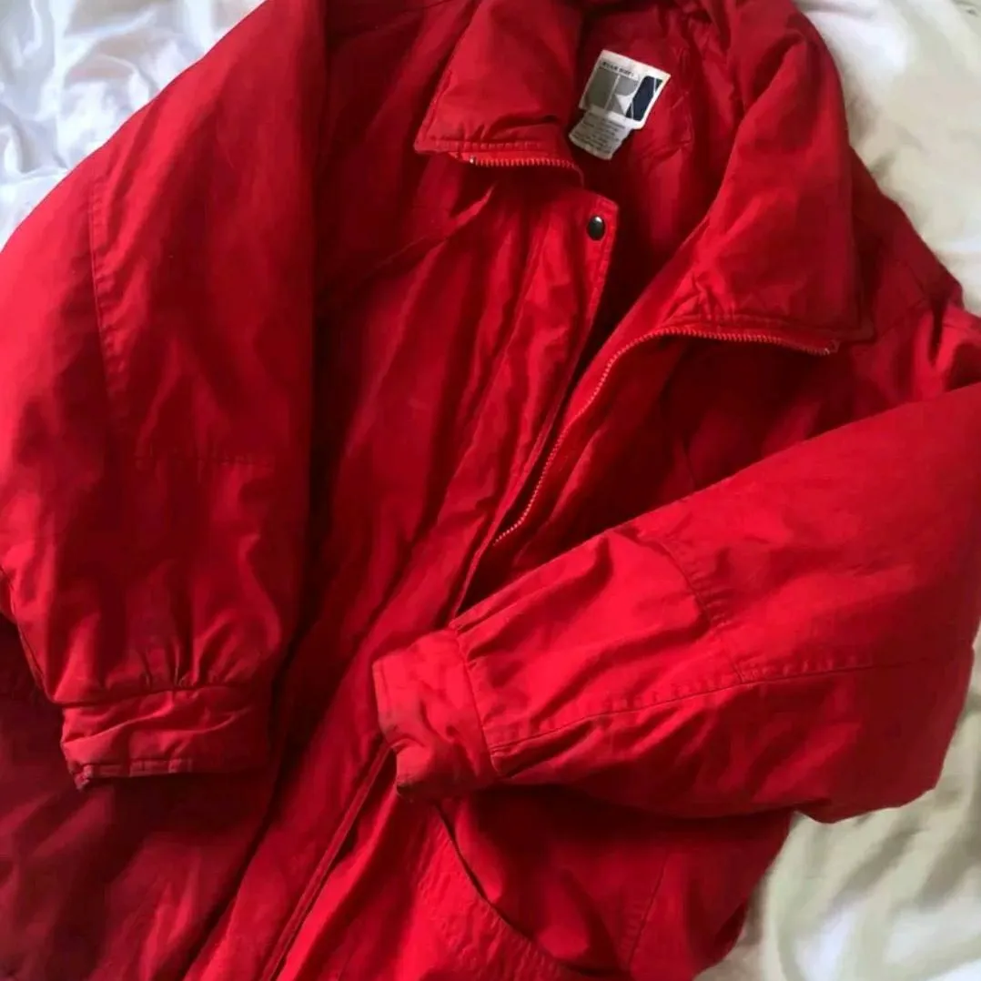 Oversized Red Jacket photo 1