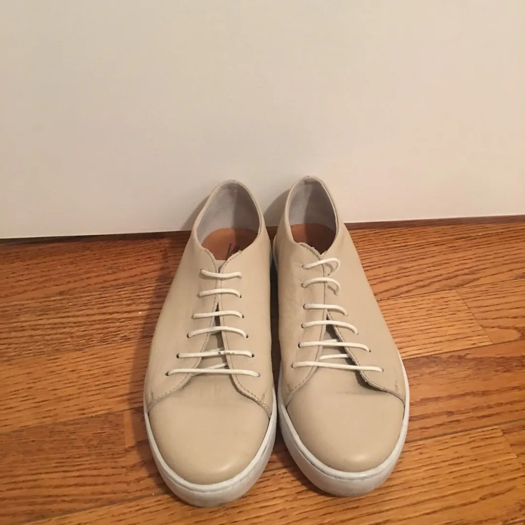 Real Leather Shoes Size 7.5/8 photo 3