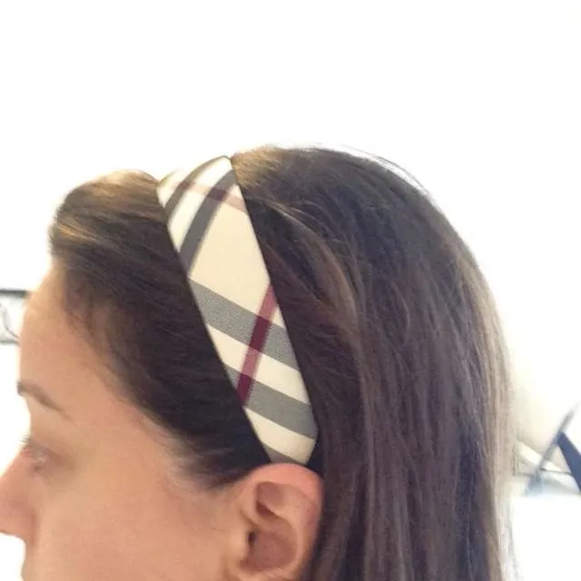 Burberry Inspired Headband photo 3