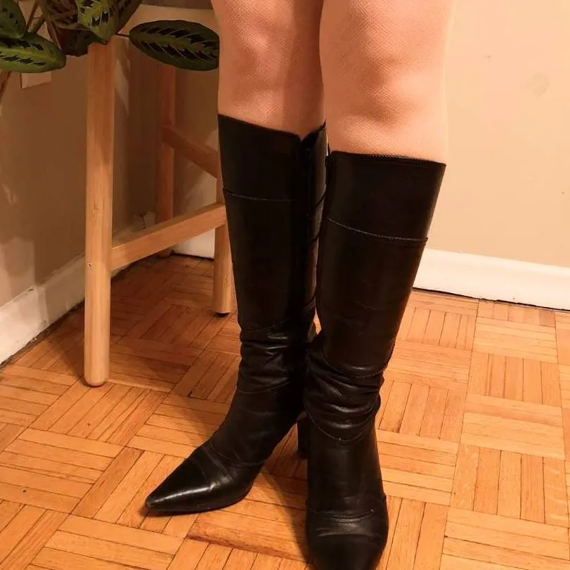 👢 Leather Boots Size 5 photo 3