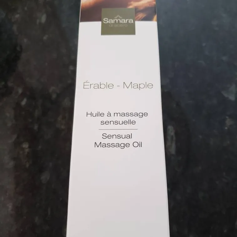 New/unopened Maple Massage Oil photo 1