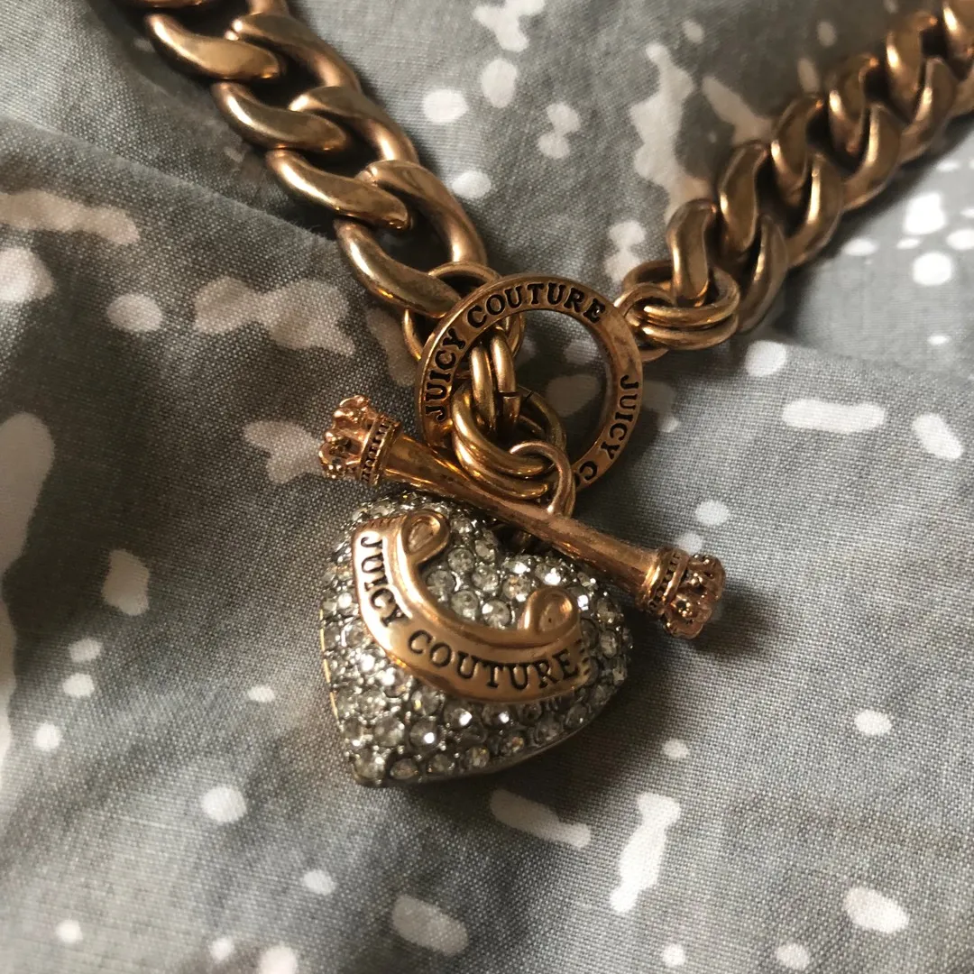 Juicy Couture Rose Gold Chain Necklace photo 3