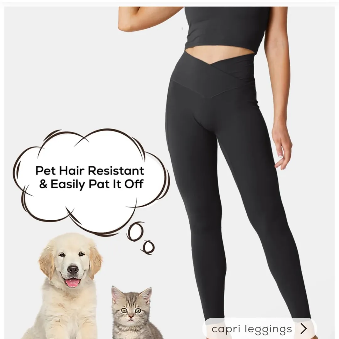 Bnwt Size M Halara Patitoff Pet Hair Resistant Leggings photo 1