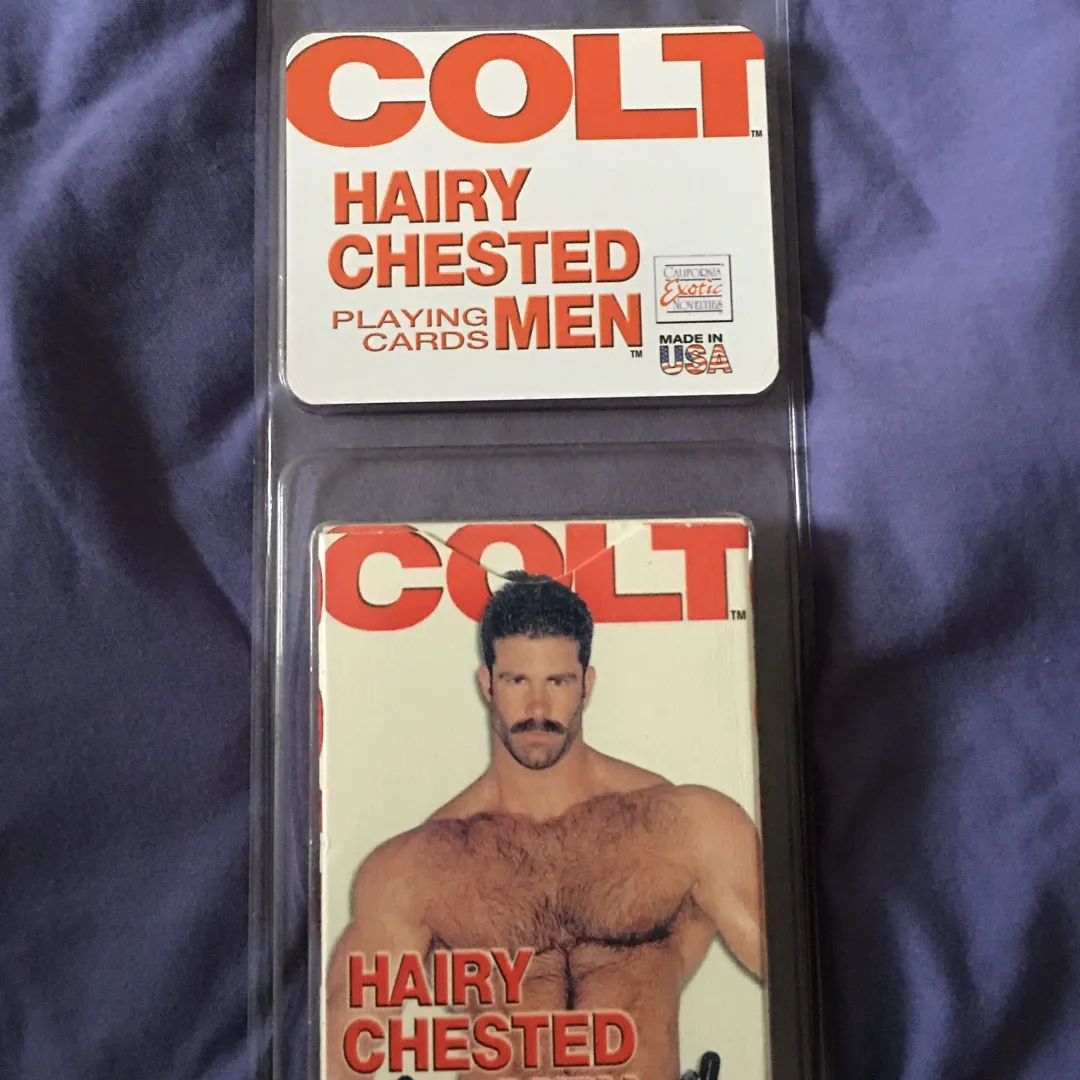 Colt Hairy Chested Men Playing Cards ♦️ ♠️ ❤️ ♣️ photo 1