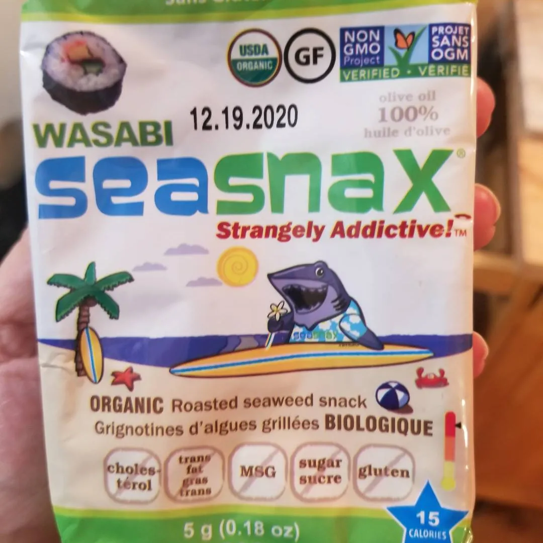 Free Organic Wasabi Seaweed Snack photo 1