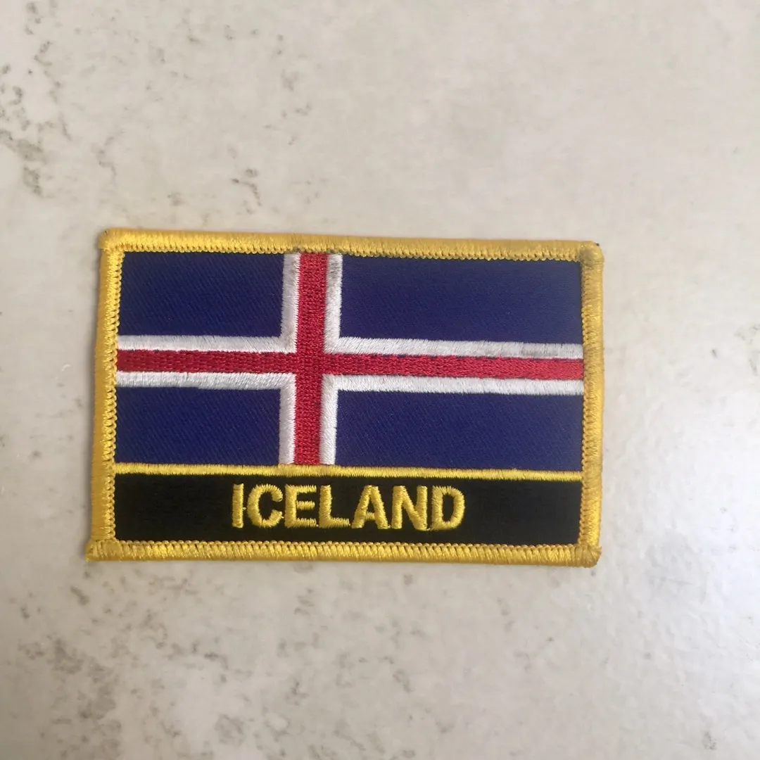 Iceland Viking Scandinavia Embroidered Patch photo 1