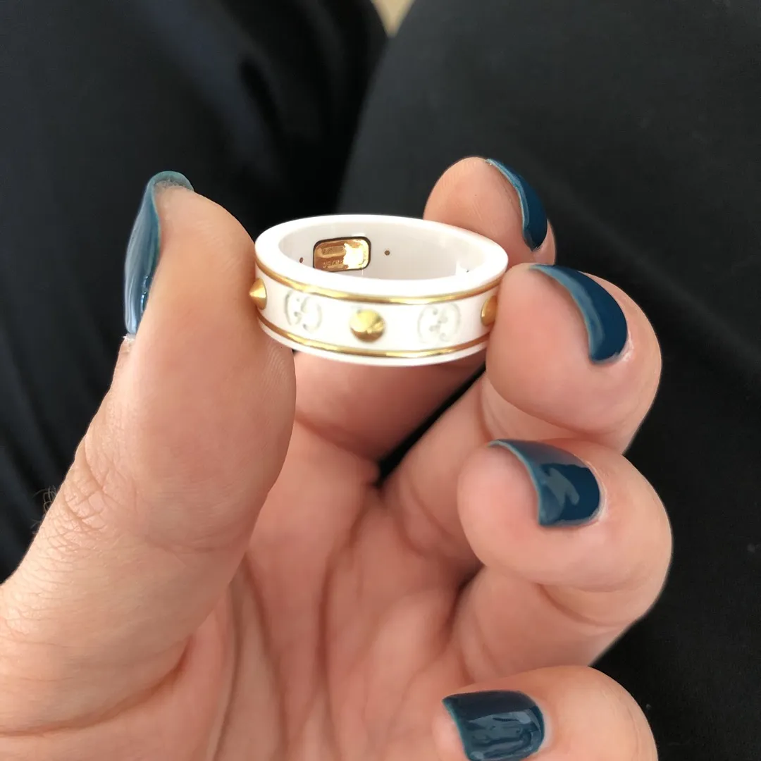 Gucci Studded Icon Ring 18k Gold photo 4