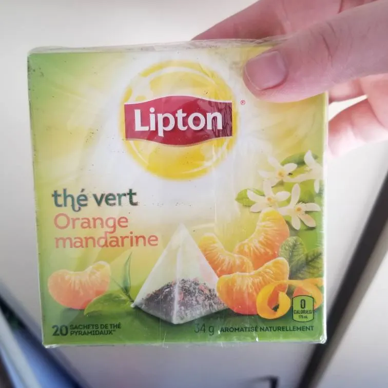 Lipton Mandarin Green Tea UNOPENED photo 1