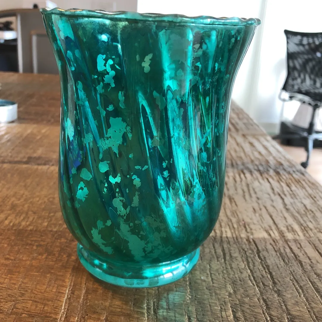 FREE Candle Holders/Vase/ Turquoise Home Decor photo 3