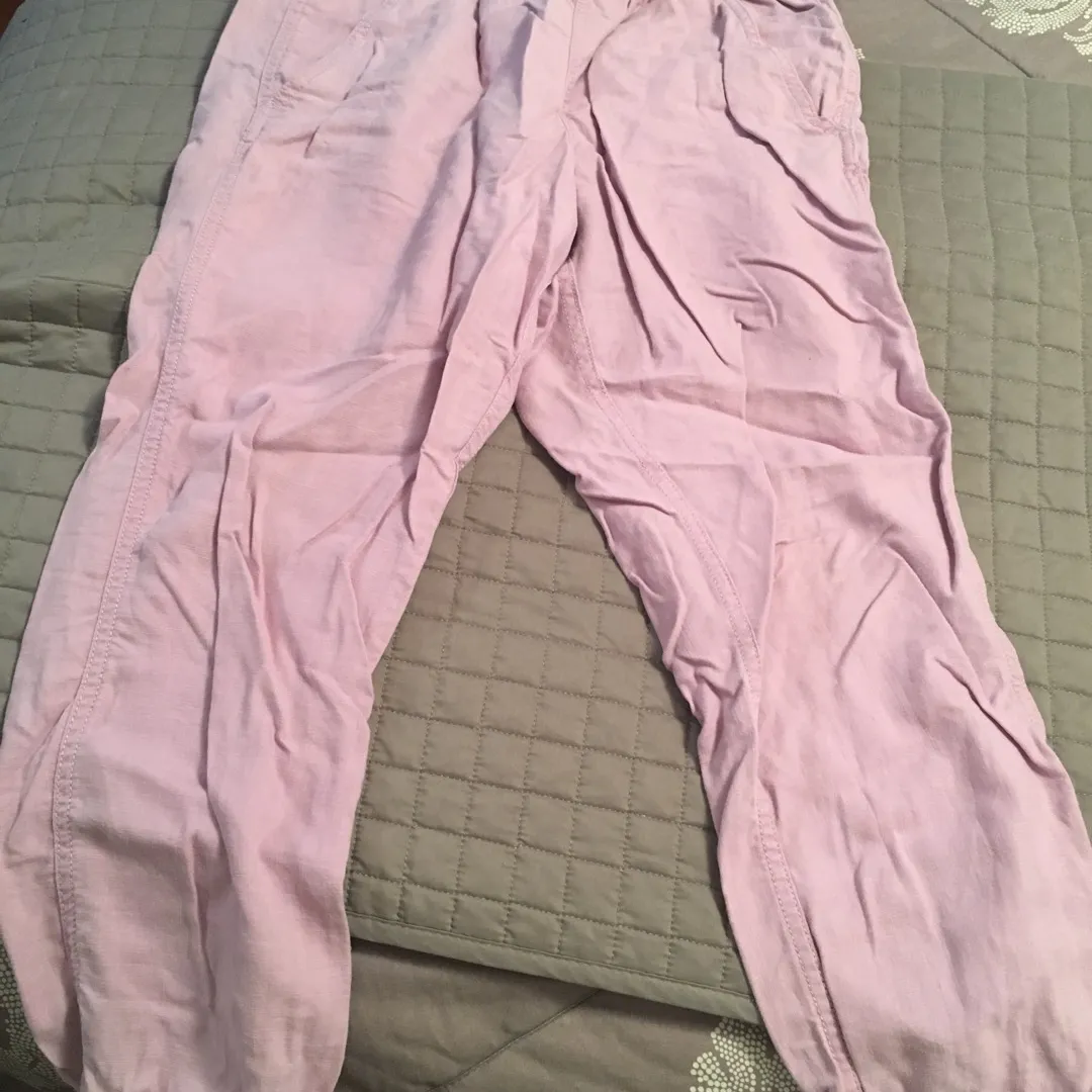 Jcrew Linen Pants Size 4 photo 1