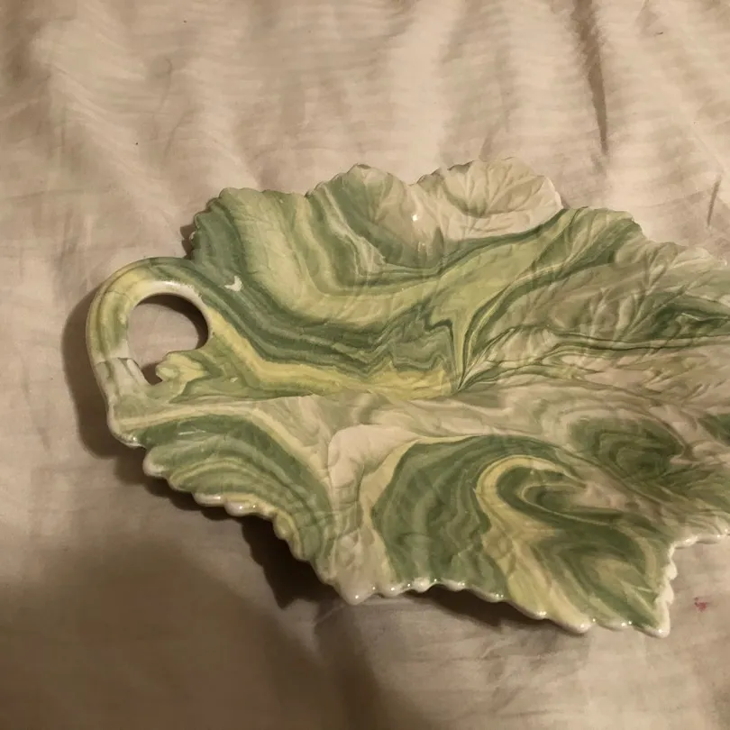 Quirky Porcelain Leaf Dish photo 1
