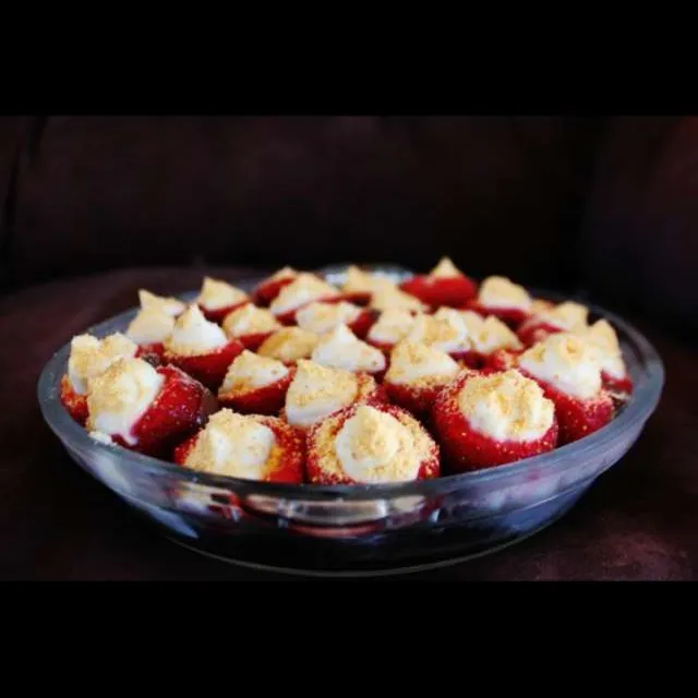Cheesecake Stuffed Strawberries photo 1
