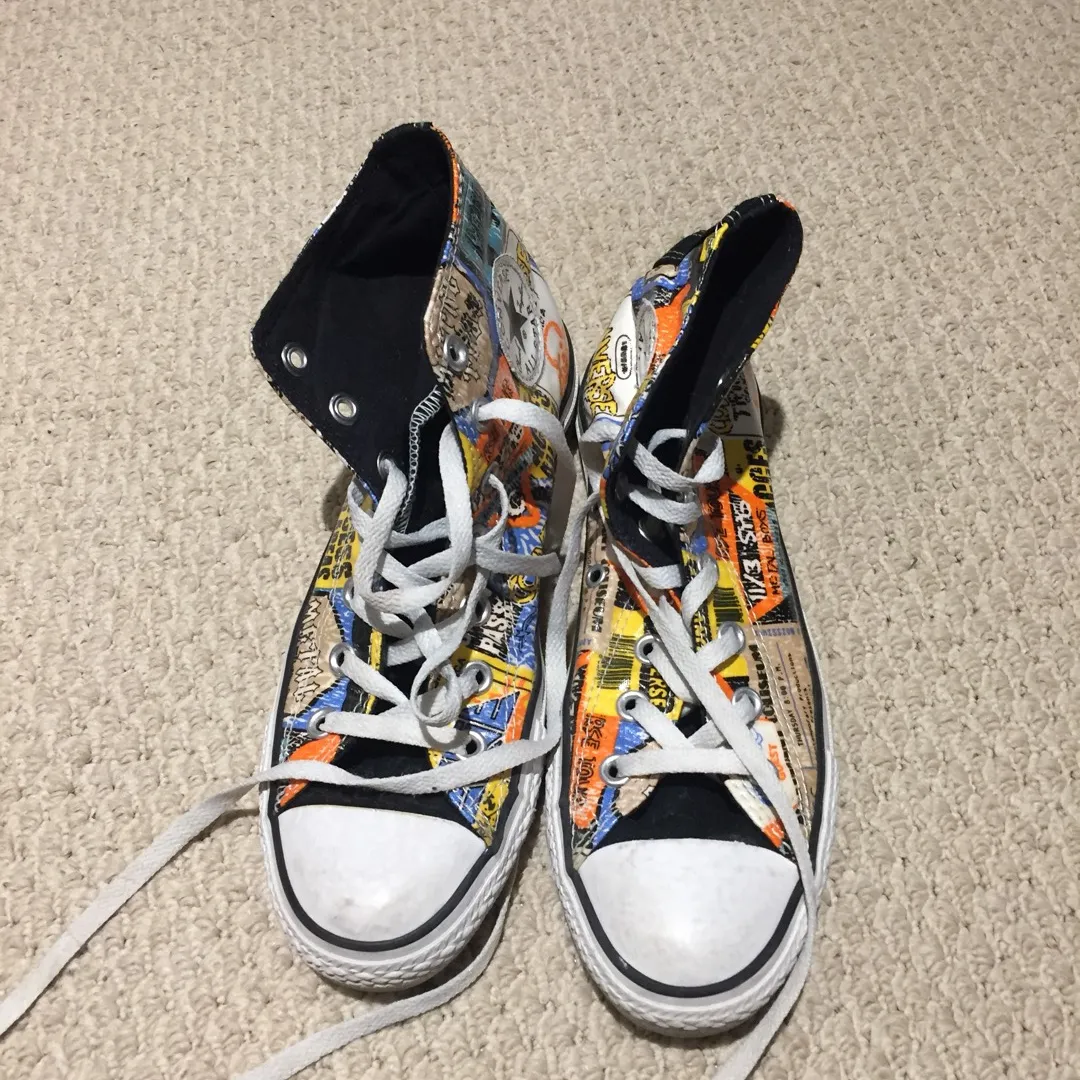 Converse High Tops Size 8 photo 1