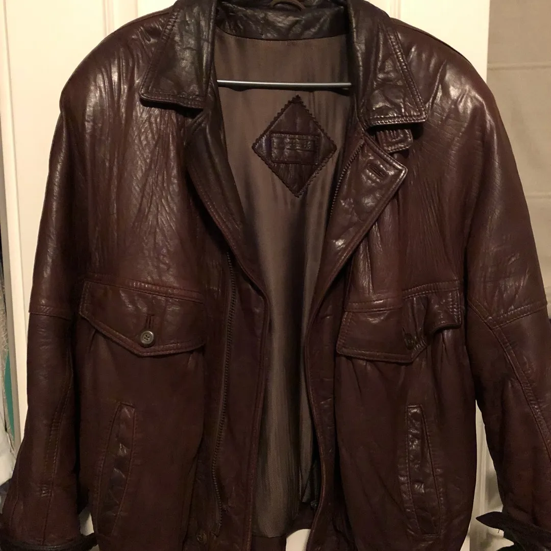 Butter Leather Men’s Jacket 1980s L - XL photo 1