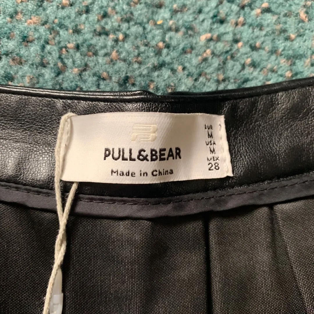 Pull And Bear Leather Skirt photo 3