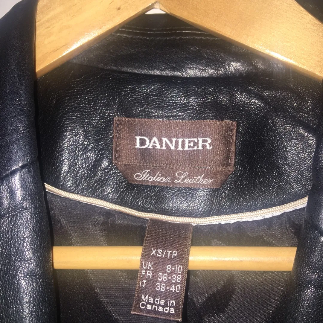 Genuine Leather Blazer photo 3