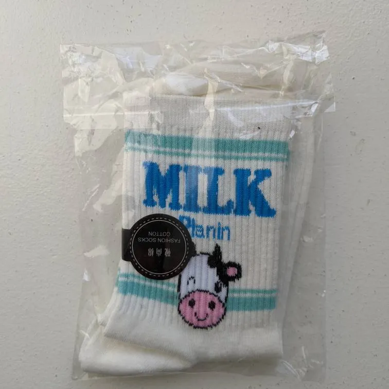 BNIP Kawaii Milk Socks photo 3