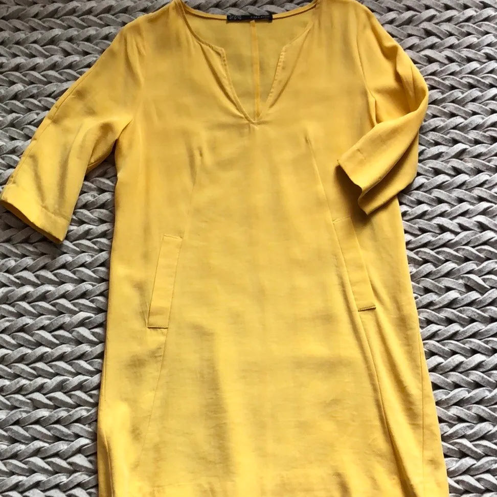 Yellow Shift Dress photo 1