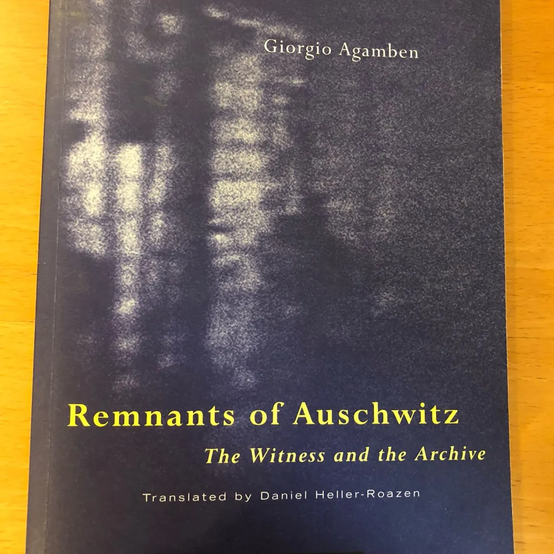 Remnants of Auschwitz by Giorgio Agamben, Used Book photo 1