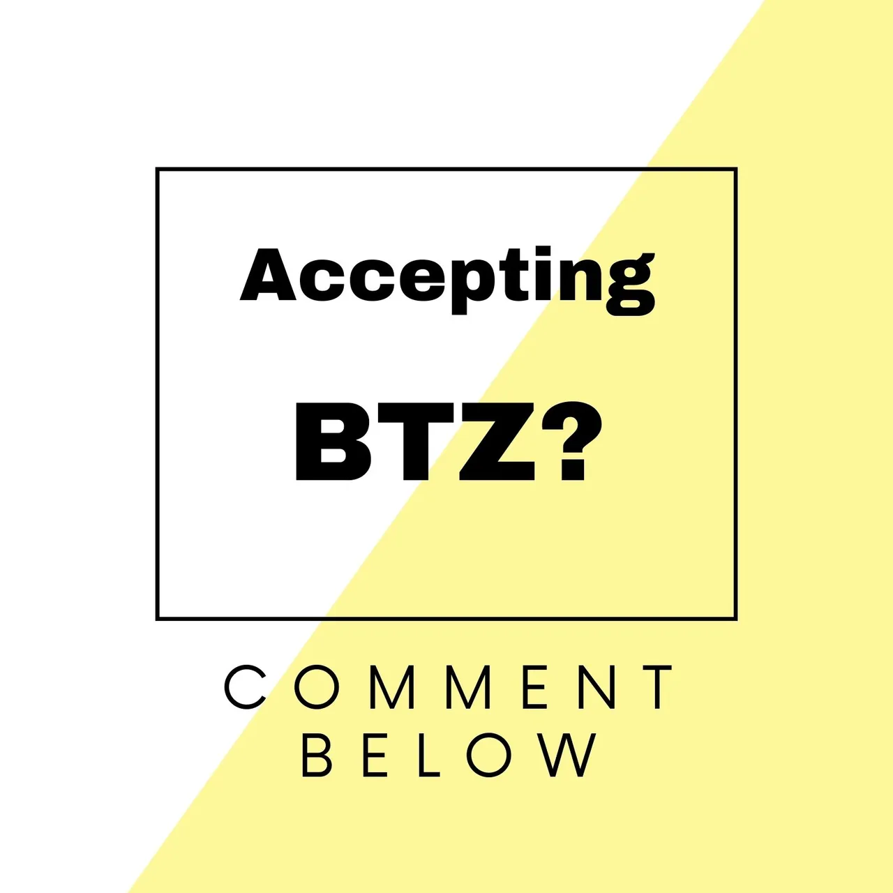 Accepting btz? Comment below please! photo 1