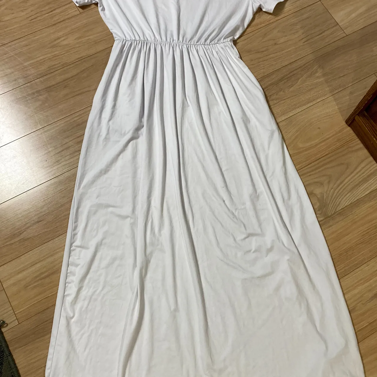 White long Jersey dress  photo 1