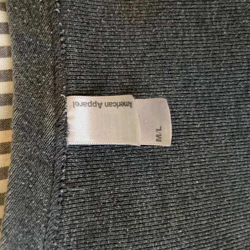gray american apparel cardigan size m/l photo 3