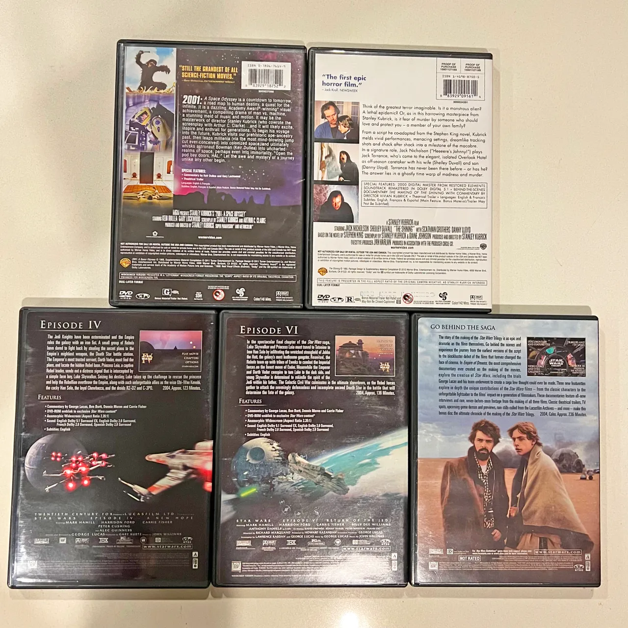 5 DVDs photo 4