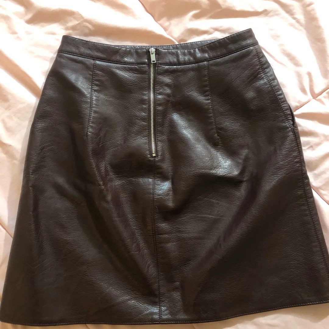 Short Leather Skirt photo 1