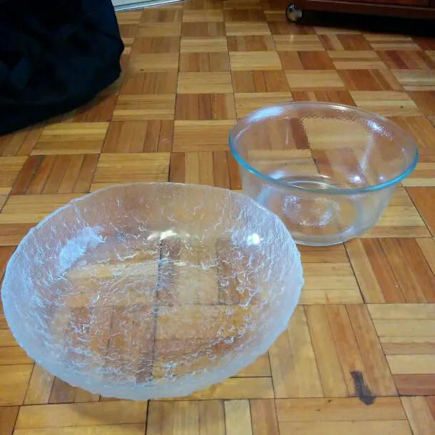 Two Glass Serving Bowls photo 1