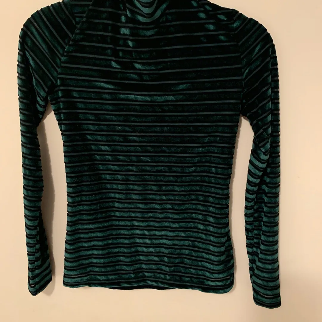 Forest Green Turtle Neck Top photo 1