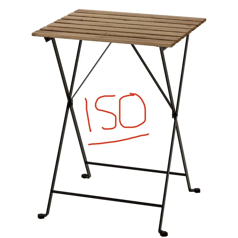 ISO : Bistro Table photo 1