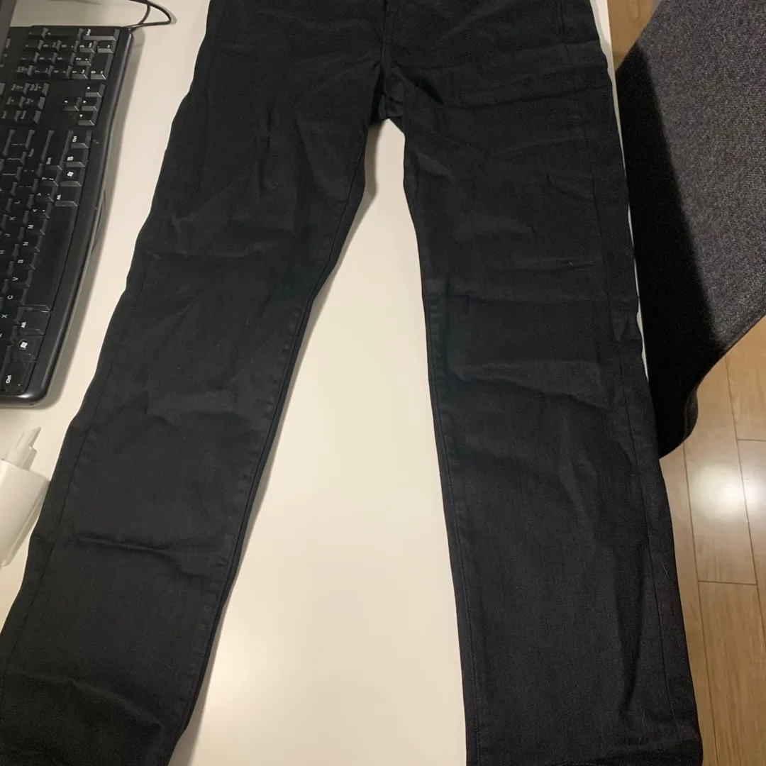 Brand New Size 27 Black Stretch Jeans photo 1