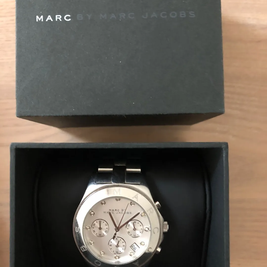 Marc Jacobs Silver Watch With Crystal Face photo 1