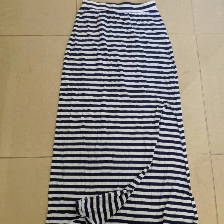 Striped Maxi Skirt photo 1