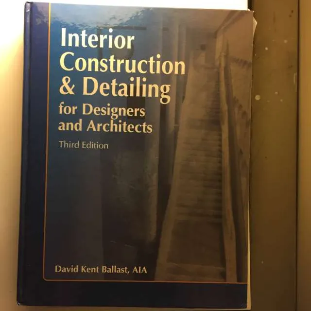 Interior Construction & Detailing Textbook, 3rd Edition photo 1