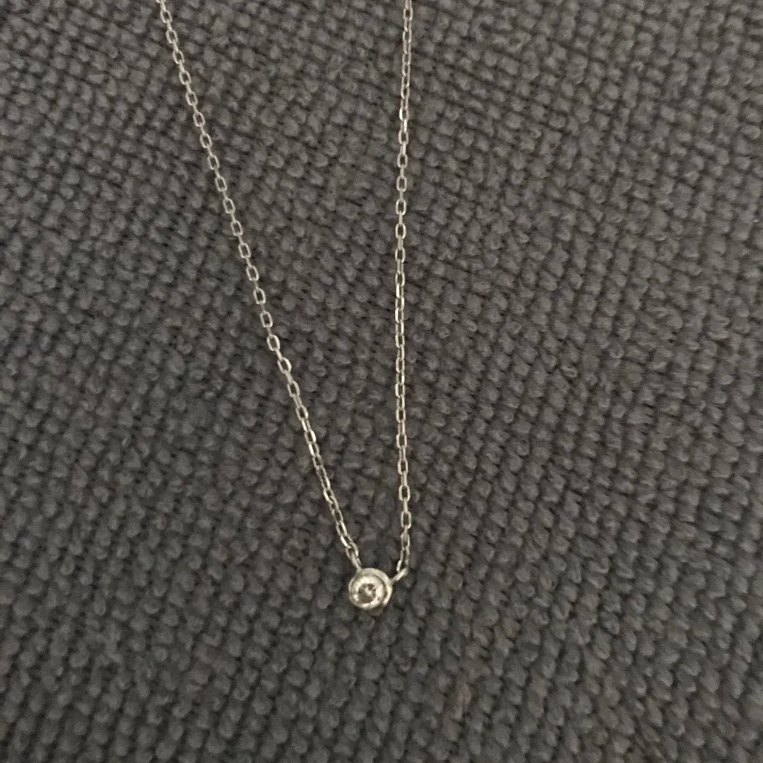 Minimalist Silver Necklace photo 1