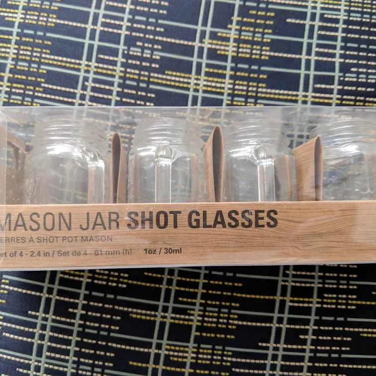 Mason Jar shot Glasses photo 1