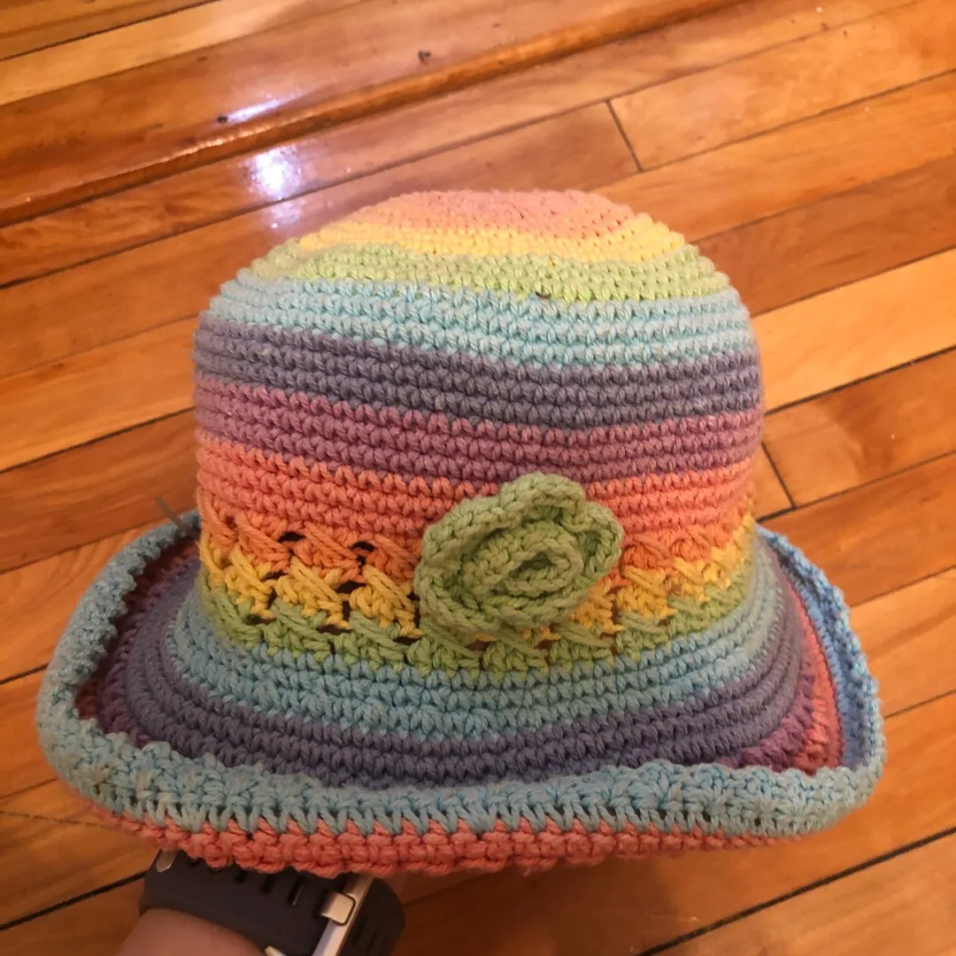 Pastel Rainbow Hat photo 1