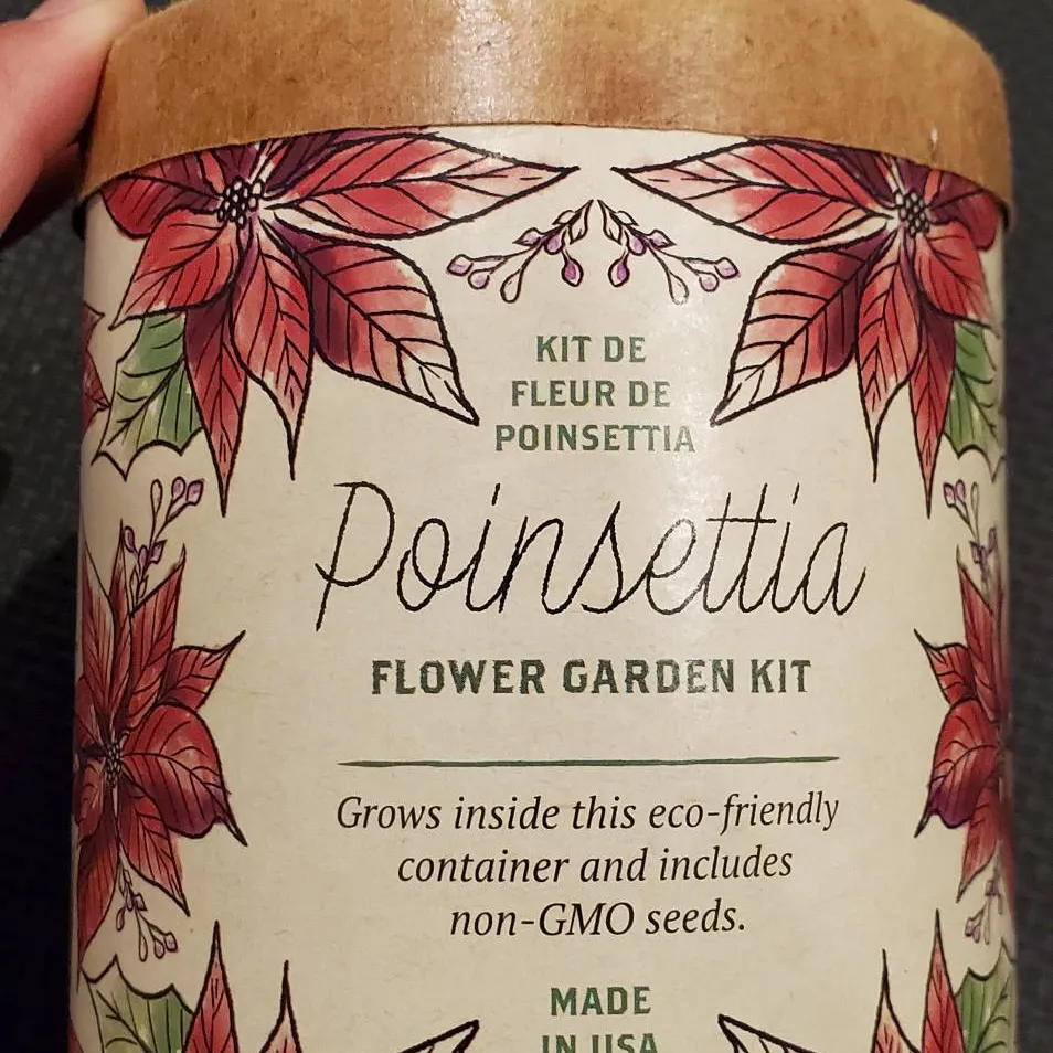 Poinsettia Flower Garden Kit photo 1