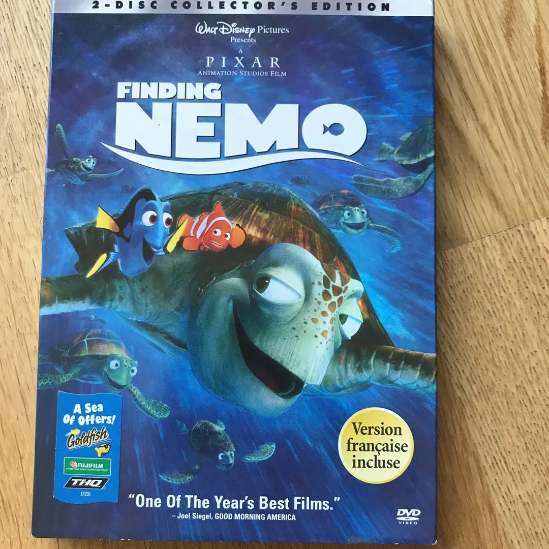 Pixar Finding Nemo DVD photo 1