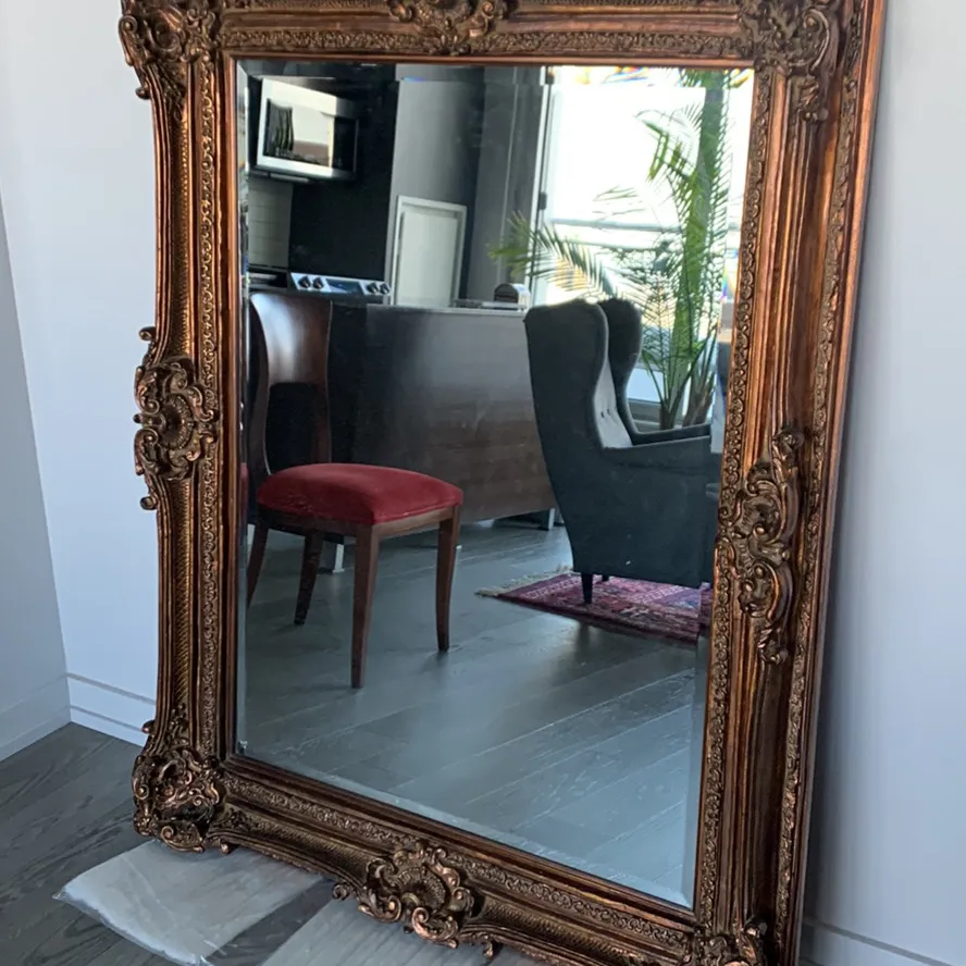 Large Antique-style Mirror (36”x48”) photo 1