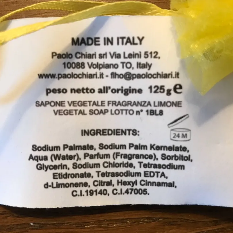 Lemon Soap from Italy photo 3