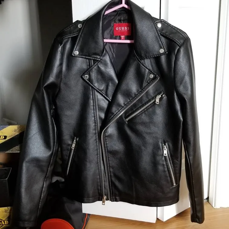 Guess Leather Jacket photo 1