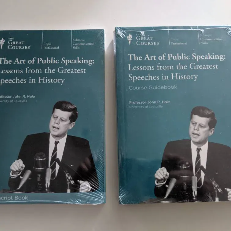 The Great Courses: The Art Of Public Speaking CD And Book Set photo 1