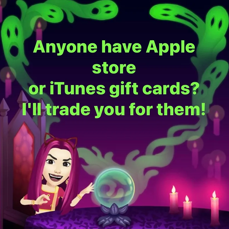 Iso Apple store or iTunes gift cards.  I'll trade you for them photo 1