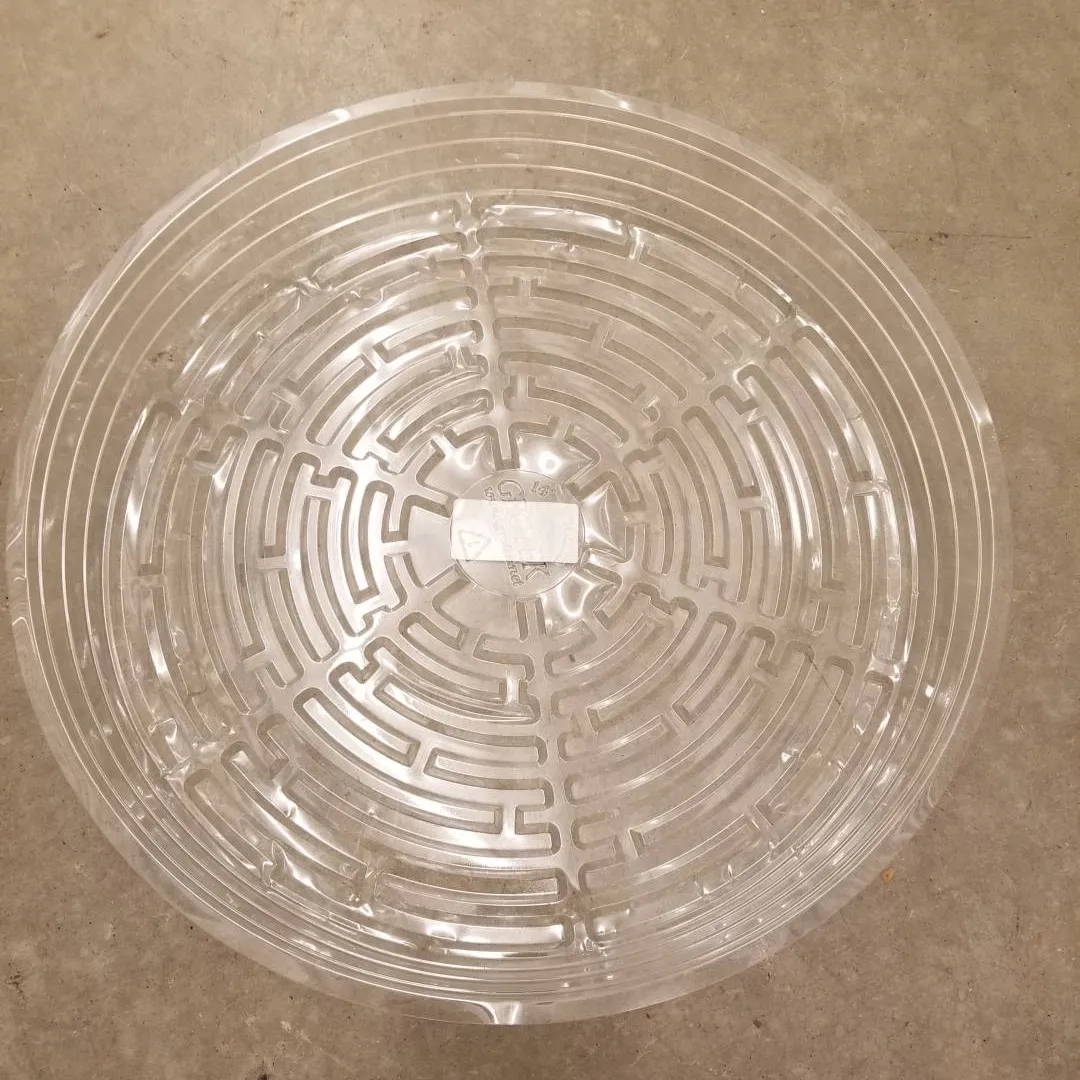 Clear Plastic Trays 14" photo 1