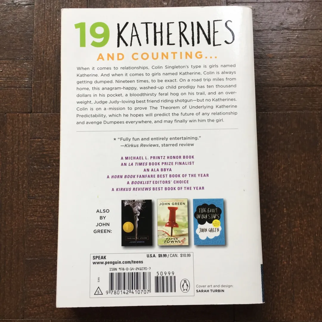 An Abundance Of Katherines by John Green photo 3